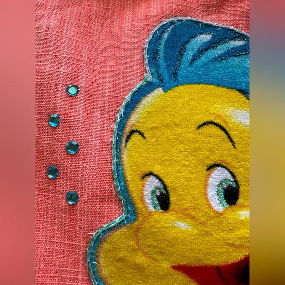 Disney Little Mermaid Flounder glitter bag - Picture 5 of 5